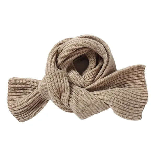 Acrylic Ribbed Knit Scarf for Warmth & Style