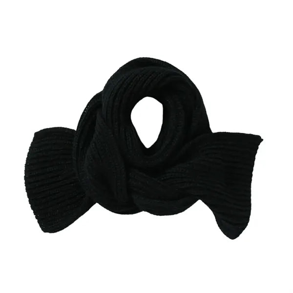 Acrylic Ribbed Knit Scarf for Warmth & Style