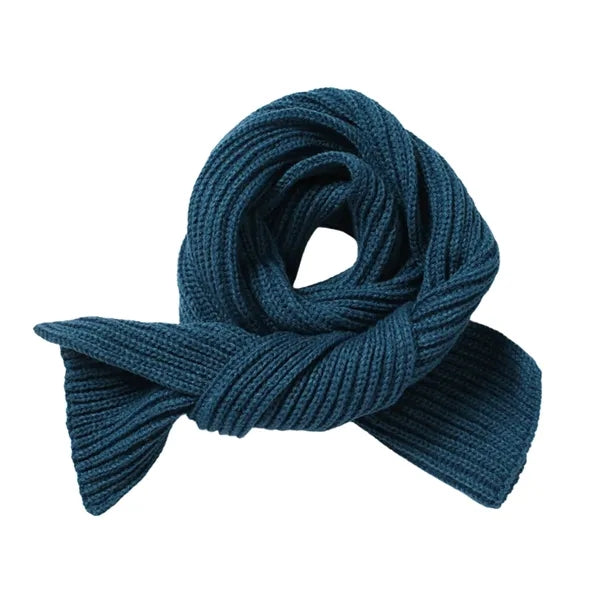 Acrylic Ribbed Knit Scarf for Warmth & Style