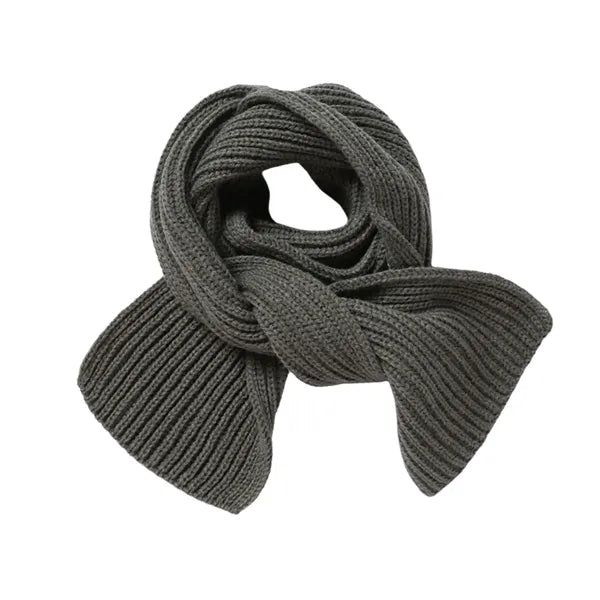 Acrylic Ribbed Knit Scarf for Warmth & Style