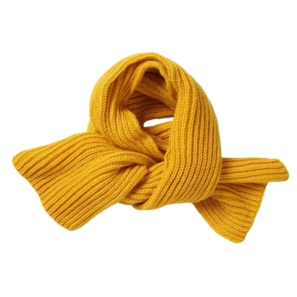 Acrylic Ribbed Knit Scarf for Warmth & Style
