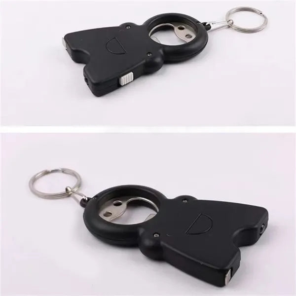 3-in-1 Smiley Face Keychain: