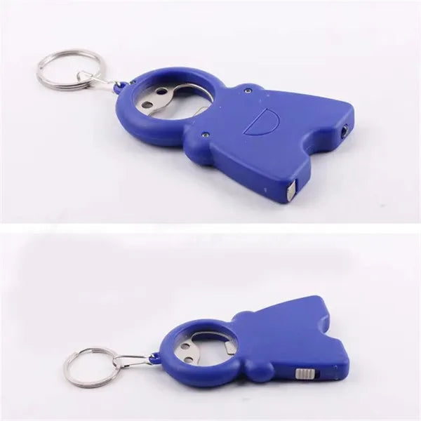 3-in-1 Smiley Face Keychain: