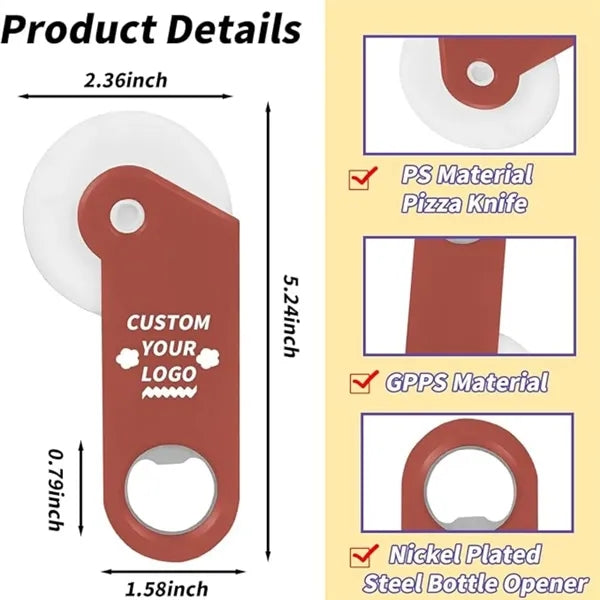 2-in-1 Bottle Opener & Pizza Cutter