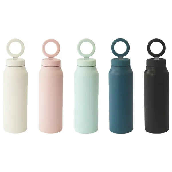 Insulated Water Bottle With Rotating Phone Holder