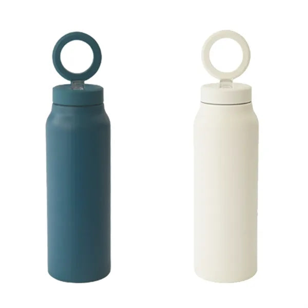 Insulated Water Bottle With Rotating Phone Holder