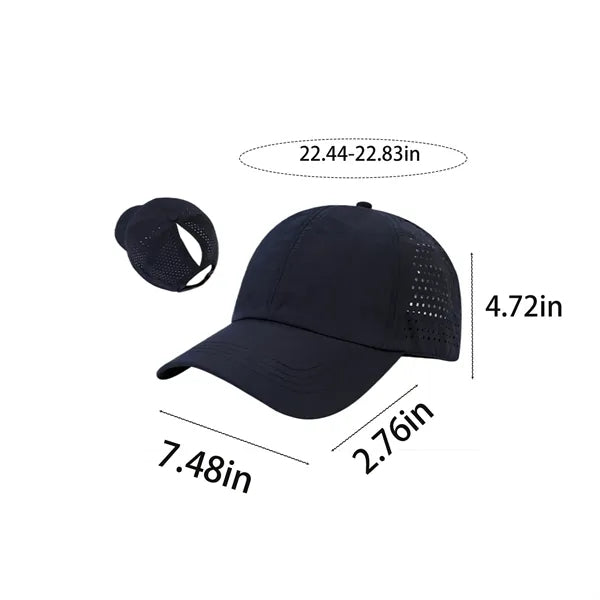Breathable Ponytail Baseball Cap