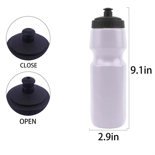 22oz Squeeze Sports Plastic Bottle
