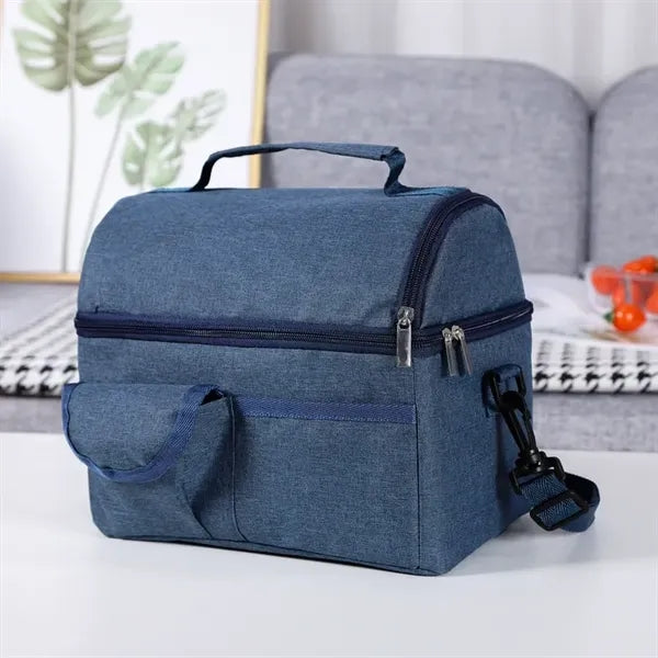 Leakproof Insulated Thermal Cooler Lunch Box with Strap