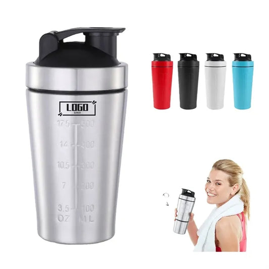 Stainless Steel Protein Shaker Bottle