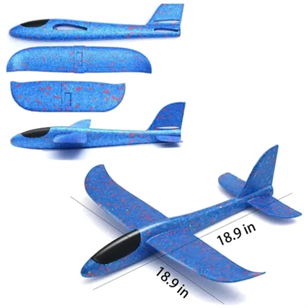Foam Glider Airplane LED Toy