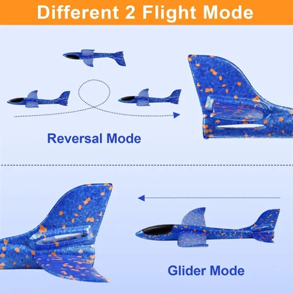 Foam Glider Airplane LED Toy