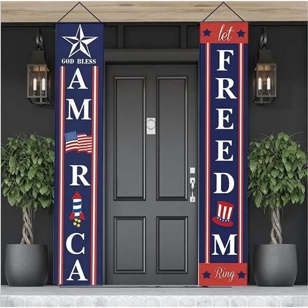 American 250 Declaration Of Independence Hanging Banner