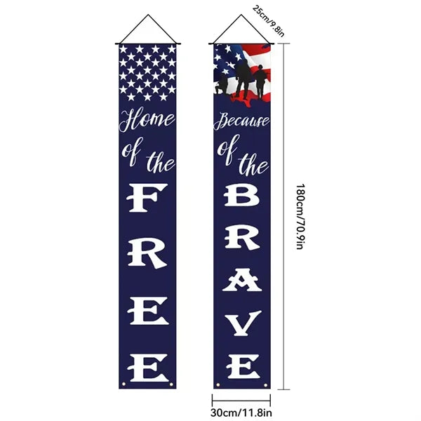 American 250 Declaration Of Independence Hanging Banner