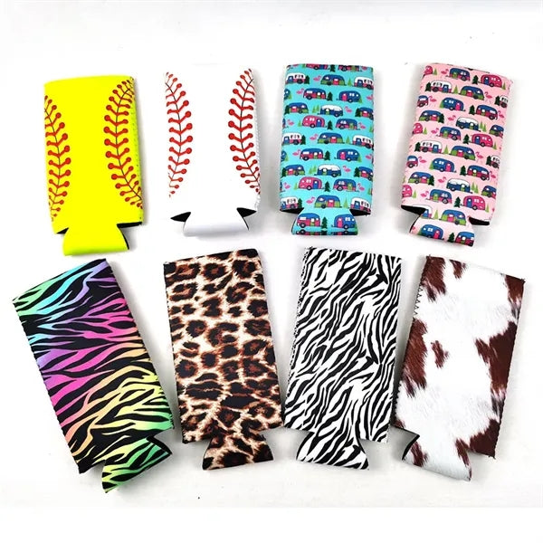 12oz Slim Can Cooler Neoprene Sleeve