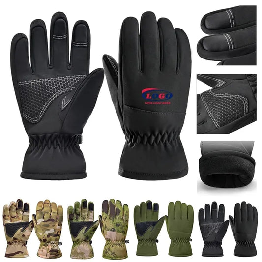 Five-Finger Waterproof Ski Gloves with Touchscreen