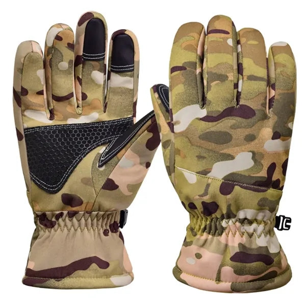 Five-Finger Waterproof Ski Gloves with Touchscreen