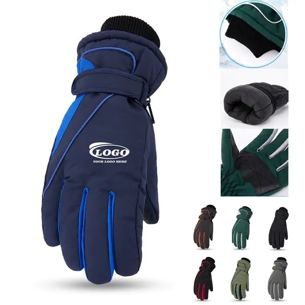 Thermal Fleece-Lined Waterproof Ski & Winter Gloves