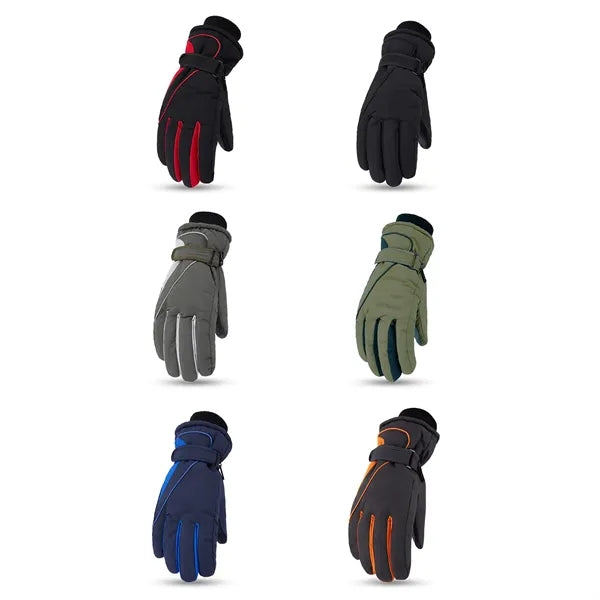 Thermal Fleece-Lined Waterproof Ski & Winter Gloves