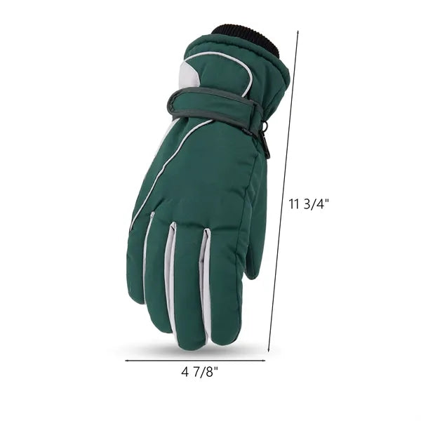 Thermal Fleece-Lined Waterproof Ski & Winter Gloves