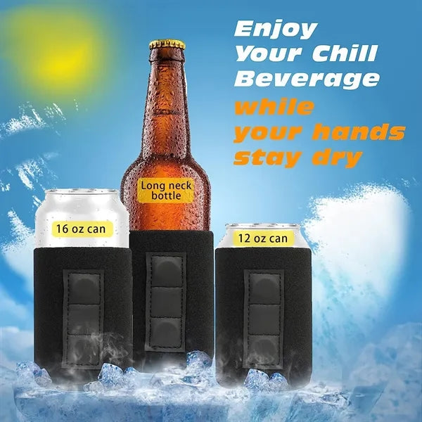 12oz Magnetic Can Cooler For Holiday And Sports