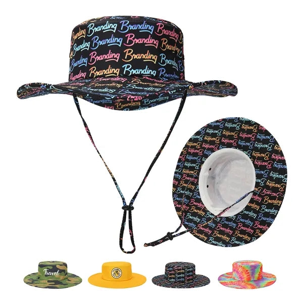 Sublimation Bucket Hat With Wide Brim