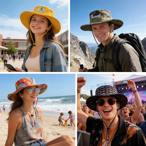 Sublimation Bucket Hat With Wide Brim