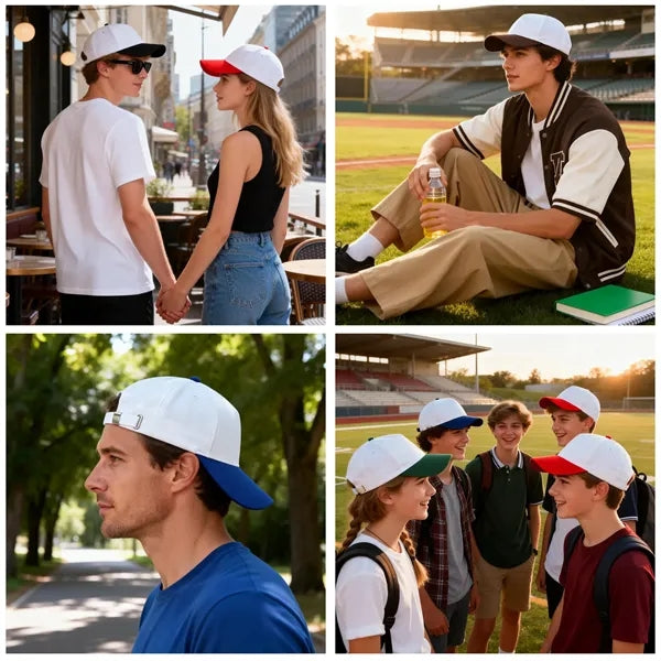 Two-Tone Cotton Twill 5-Panel Structured Cap