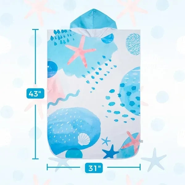 Adult Hooded Towel With Full Color Print