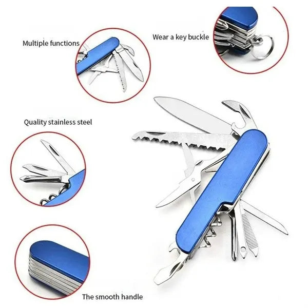 Portable 11-in-1 Classic Pocket Knife