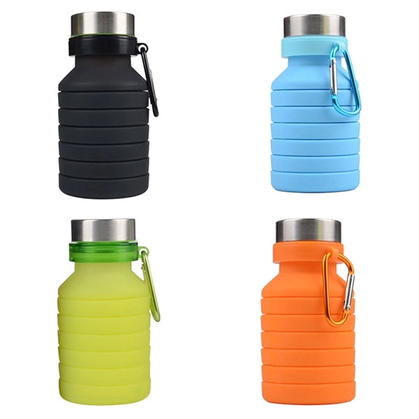 Collapsible Silicone Sport Water Bottle