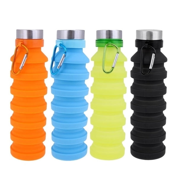 Collapsible Silicone Sport Water Bottle