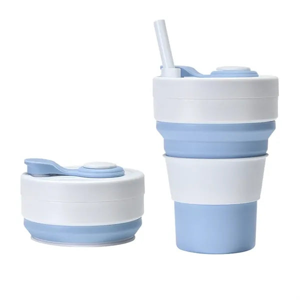 12oz Collapsible Silicone Cup Heat Resistant Leakproof