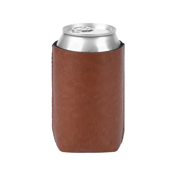 Deluxe PU Leather Insulated Can Cooler