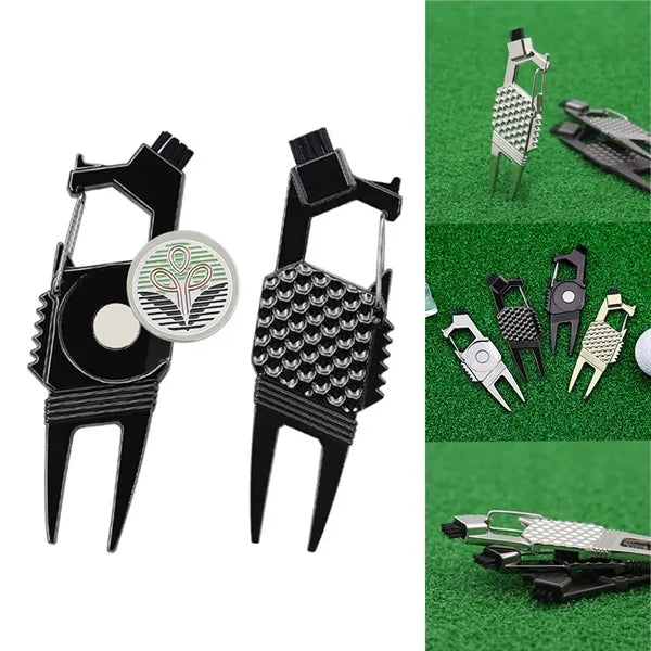 Golf Prong Divot Repair Multi-Tool