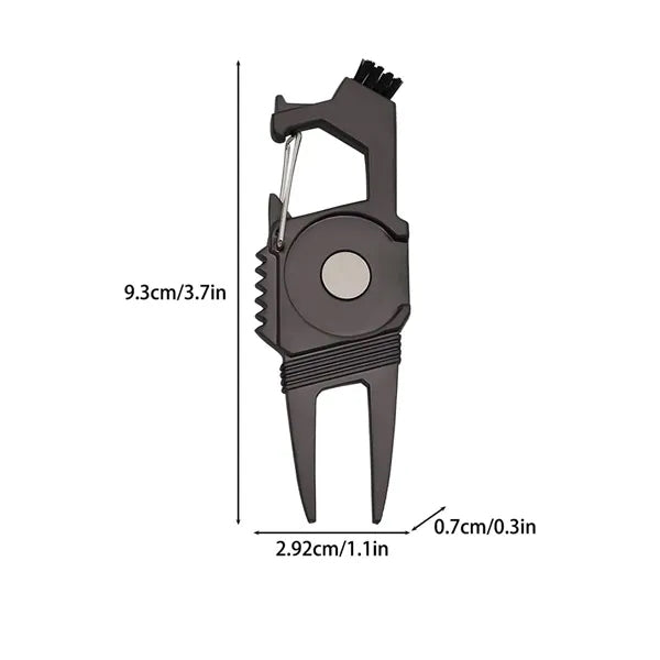 Golf Prong Divot Repair Multi-Tool