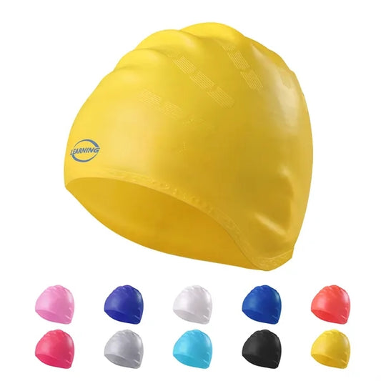 Silicone Swim Cap With Ear Protection