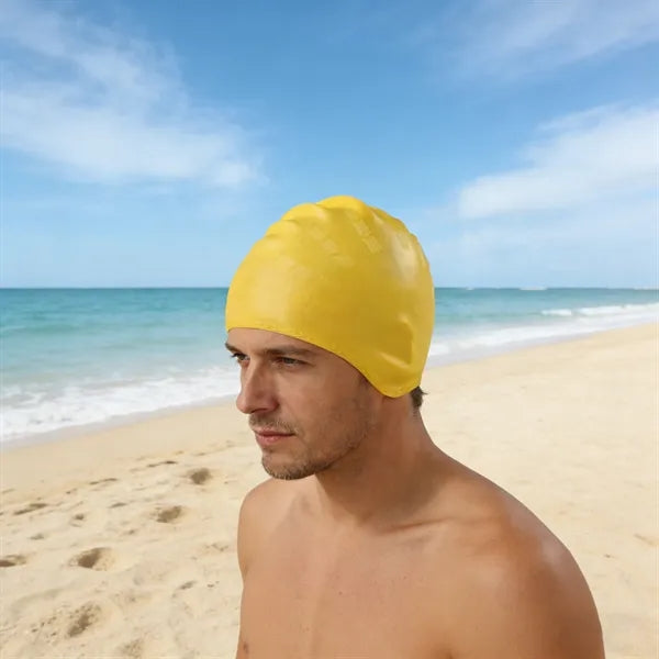 Silicone Swim Cap With Ear Protection