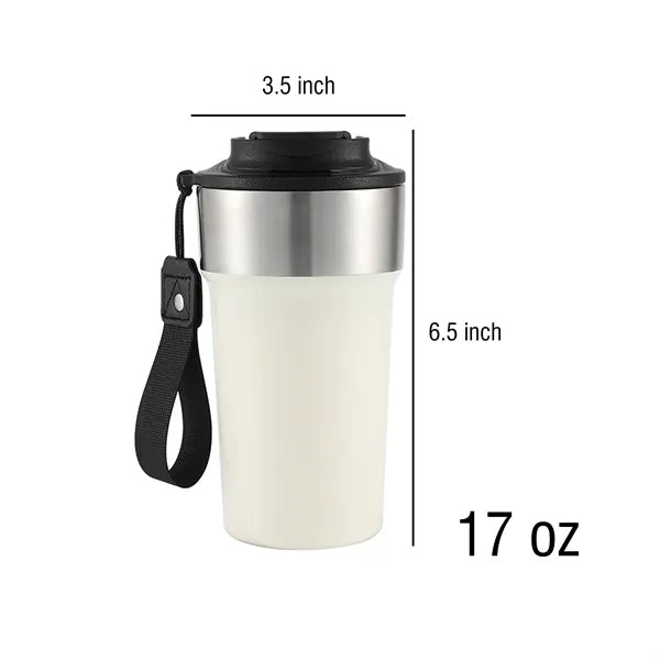 Ceramic-Lined Insulated Travel Tumbler