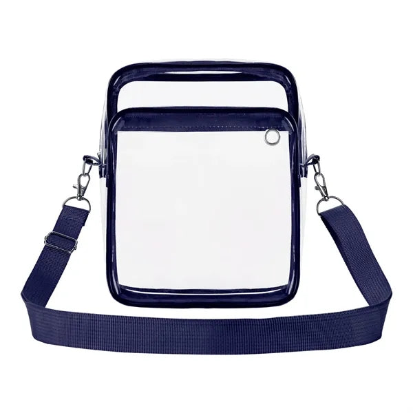 Clear PVC Crossbody Shoulder Bag