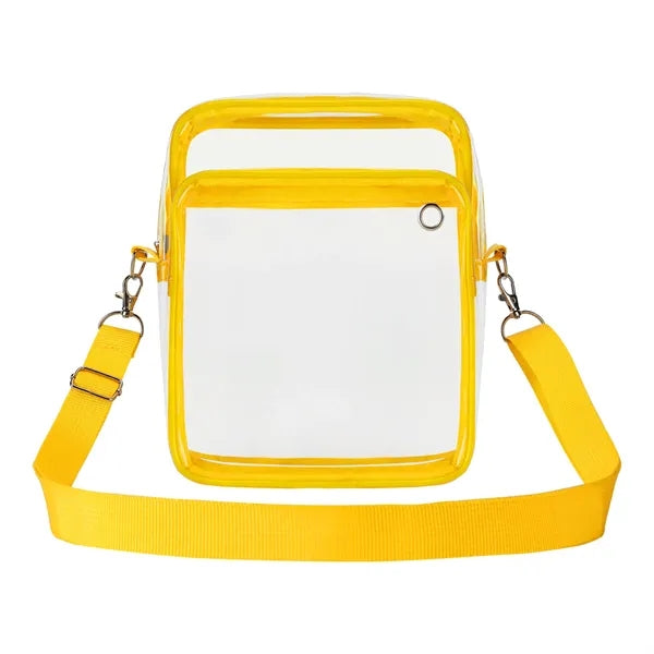 Clear PVC Crossbody Shoulder Bag