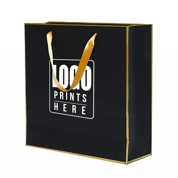 Paper Bag With Ribbon Handle Standard Size