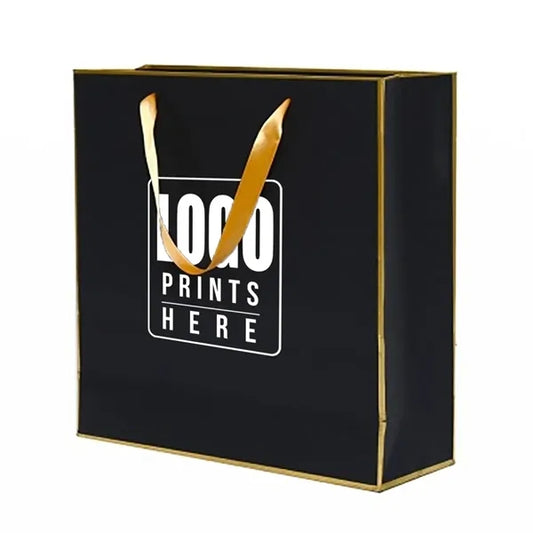 Paper Bag With Ribbon Handle Standard Size