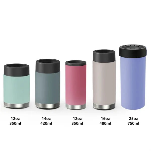 12/14/16oz Double Wall Stainless Steel Can Cooler