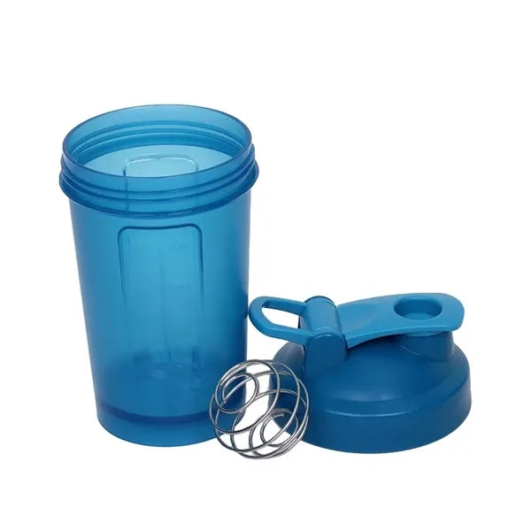 14Oz Plastic Shaker Bottles With Mixer