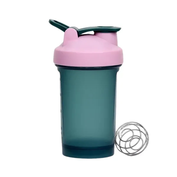 14Oz Plastic Shaker Bottles With Mixer