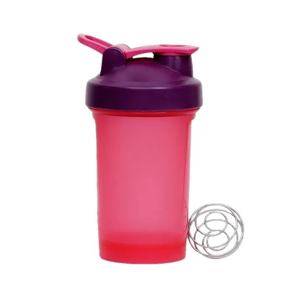 14Oz Plastic Shaker Bottles With Mixer