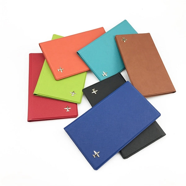 PU Passport Holder ID Card Case
