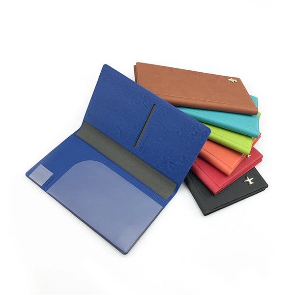 PU Passport Holder ID Card Case