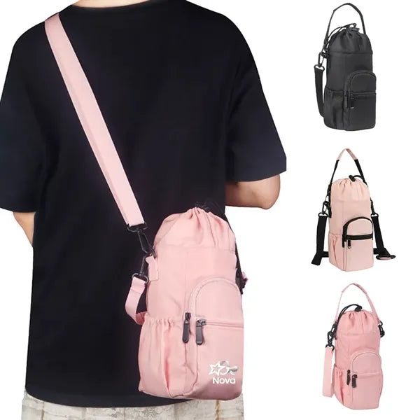 Water Bottle Holder with Strap